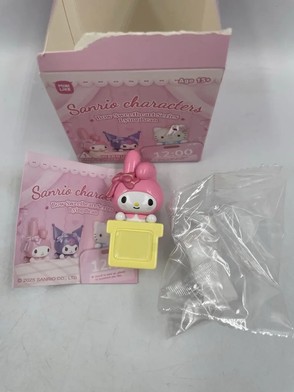 Sanrio Characters Bow Sweetheart Series Lying Bean Confirmed - My Melody